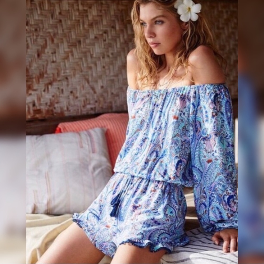 Victoria Secret Paisley Boho Romper